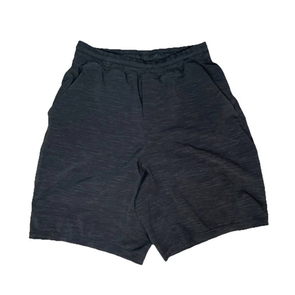 Lululemon Men's T.H.E. Short 9" Liner Heather Allover Deep Coal Black Size Small